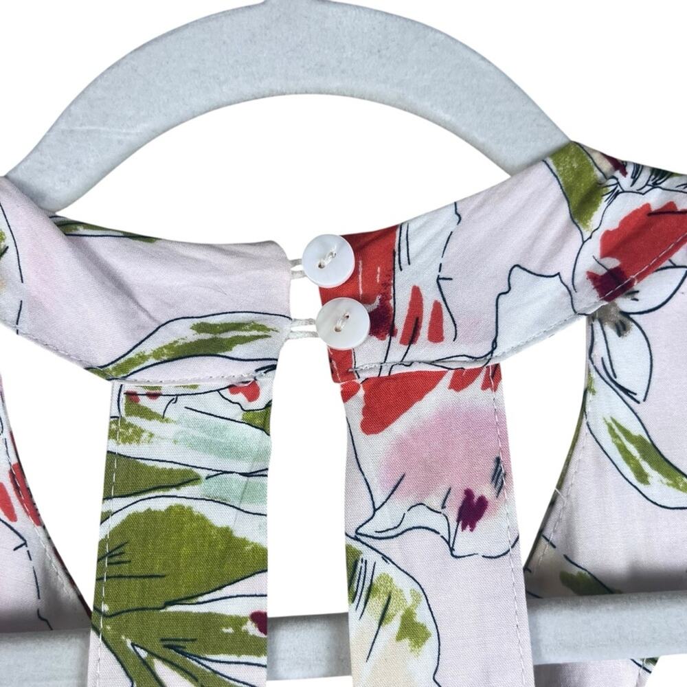 Abel the Label NWT Floral Maxi Dress Small Asymmetrical Tropical Anthropologie - Picture 9 of 14
